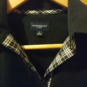 Small women’s Burberry golf polo.